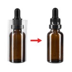 Przezroczysta folia termokurczliwa 70x45mm z perforacją do butelek i opakowań, średnica do 28,6mm