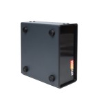 Czteroczęściowe pudełko konstrukcyjne 150x146x66mm - czarno-szare