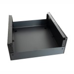 Skrzynka konstrukcyjna metal/plastik 202x80x220mm - czarna
