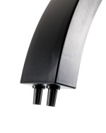 Lampa serwisowa i robocza półokrągła LED 9510 LED-C-TS1 2500lm, 3000-6500K - czarna