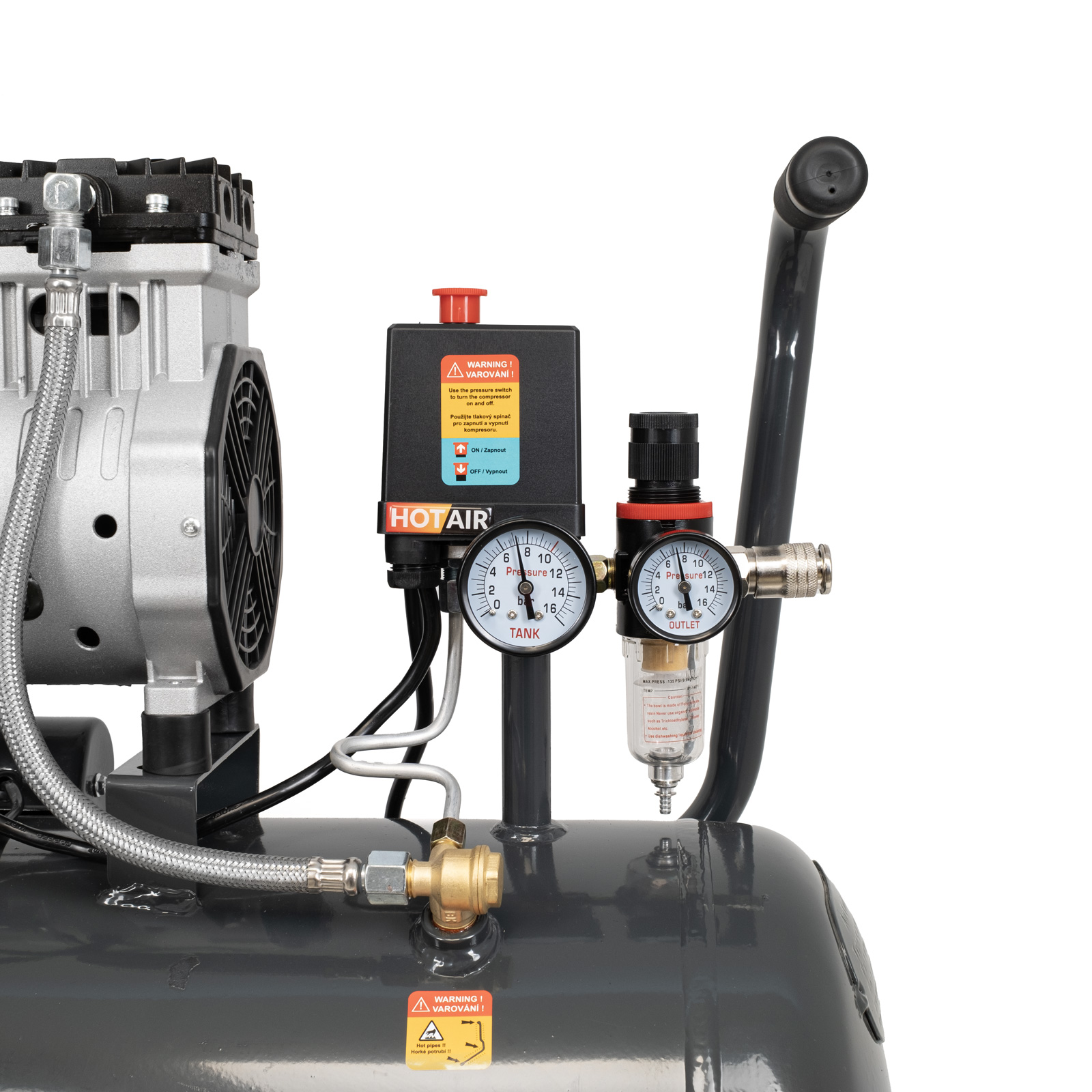 Kompresor bezolejowy Matabro MB-K202 - 50l, 230V, 1500W